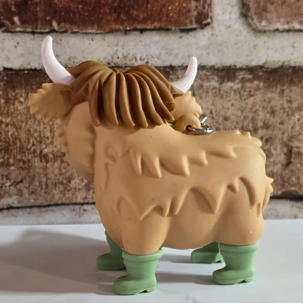 Bath & Body Works Pocketbac Hand Sanitizer Gel Holder Highland Cow - NWT - Picture 3 of 4